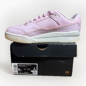 Kids Nike Flight Court GS Girls Pink Foam White HF3333-600 Sneaker Shoe Trainer